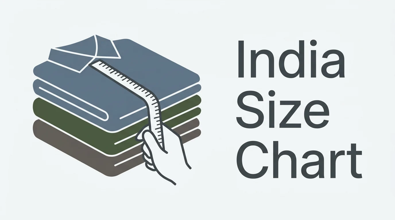 India Size Chart: XXXL, 4XL, 5XL and 6XL in Inches