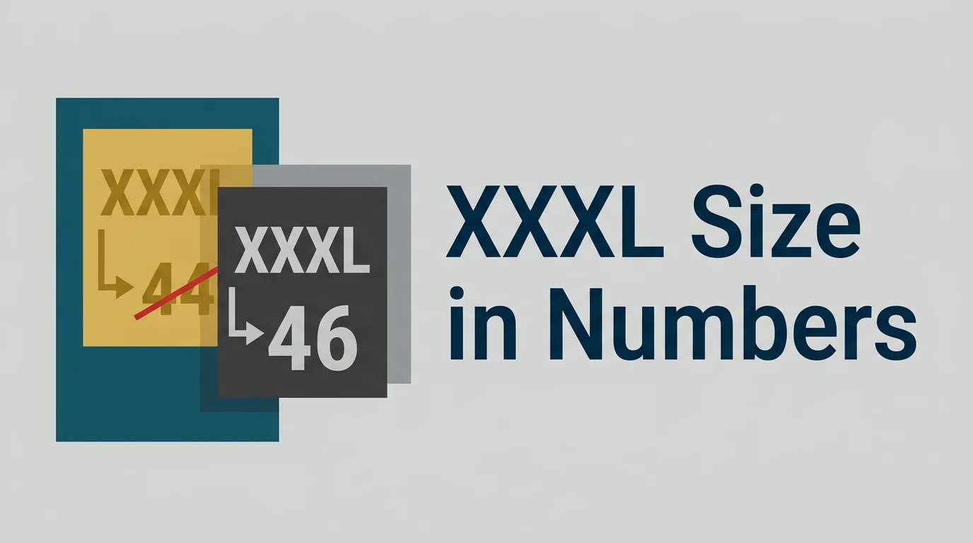 XXXL Size in Numbers: Is XXXL a 44 or a 46? (India)